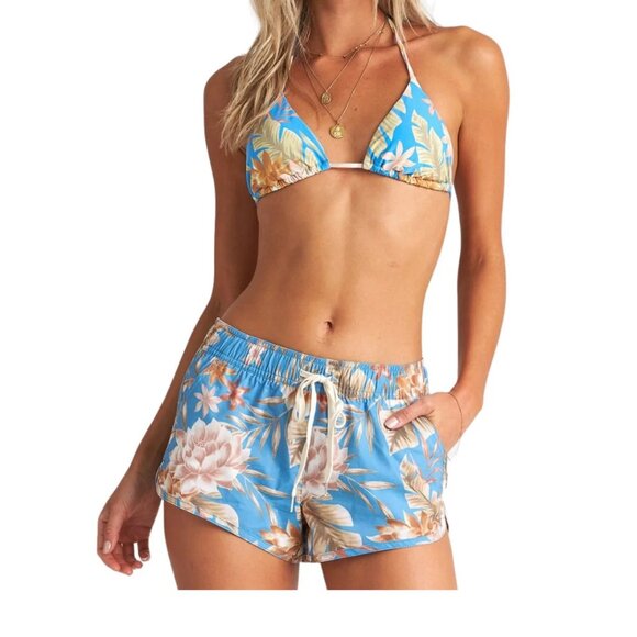 Billabong Palm Rise Volley J Boardshorts, French Blue - Picture 1 of 7